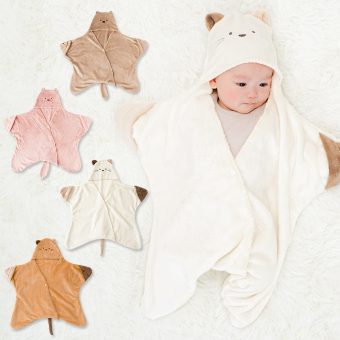 ベビー どうぶつ おくるみ 【ヌエール ディ リアン】